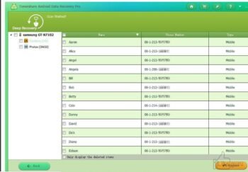Tenorshare Android Data Recovery