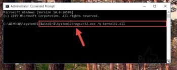 Удаление файла Kernel32.dll из системного реестра