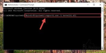 Создание чистого реестра для файла Kernel32.dll в Regedit (редактор реестра Windows)