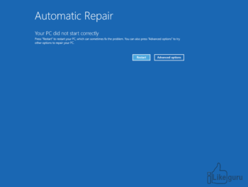 На экране Windows 8, 10
