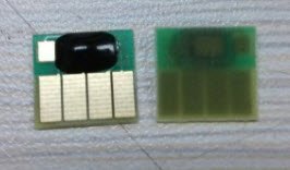 Вид спереди и сзади BCH HP 564 Chip