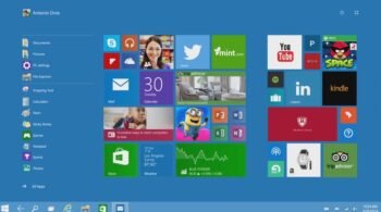Ekran startowy w Windows 10