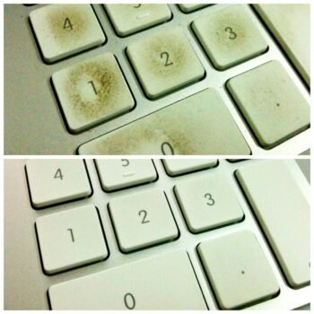 My Apple keyboard is clean now!