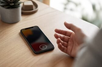 iPhone lock screen cover | ILikeGuru iPhone на столі з екраном блокування